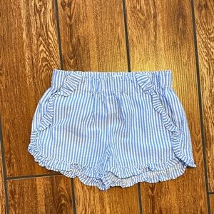 J. Crew  crewcuts Blue and White Striped Shorts